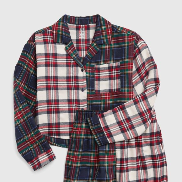GAP KIDS Flannel Two-Piece PJ set Size 6 - Picture 1 of 3